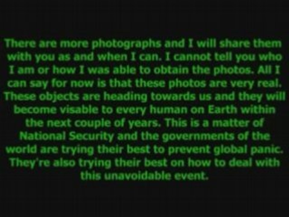 Nibiru Planet X Photos Taken January 2008