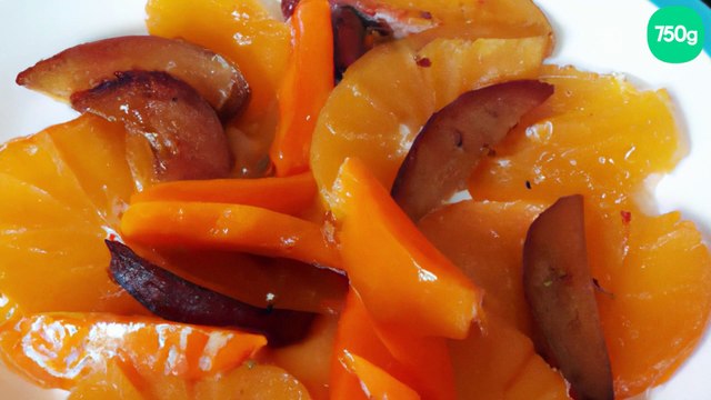 Salade d'orange et kakis à la cannelle !