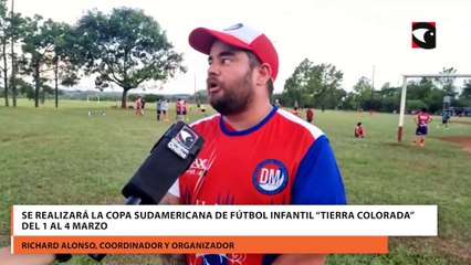 Se realizará la Copa sudamericana de fútbol infantil “Tierra colorada” del 1 al 4 marzo