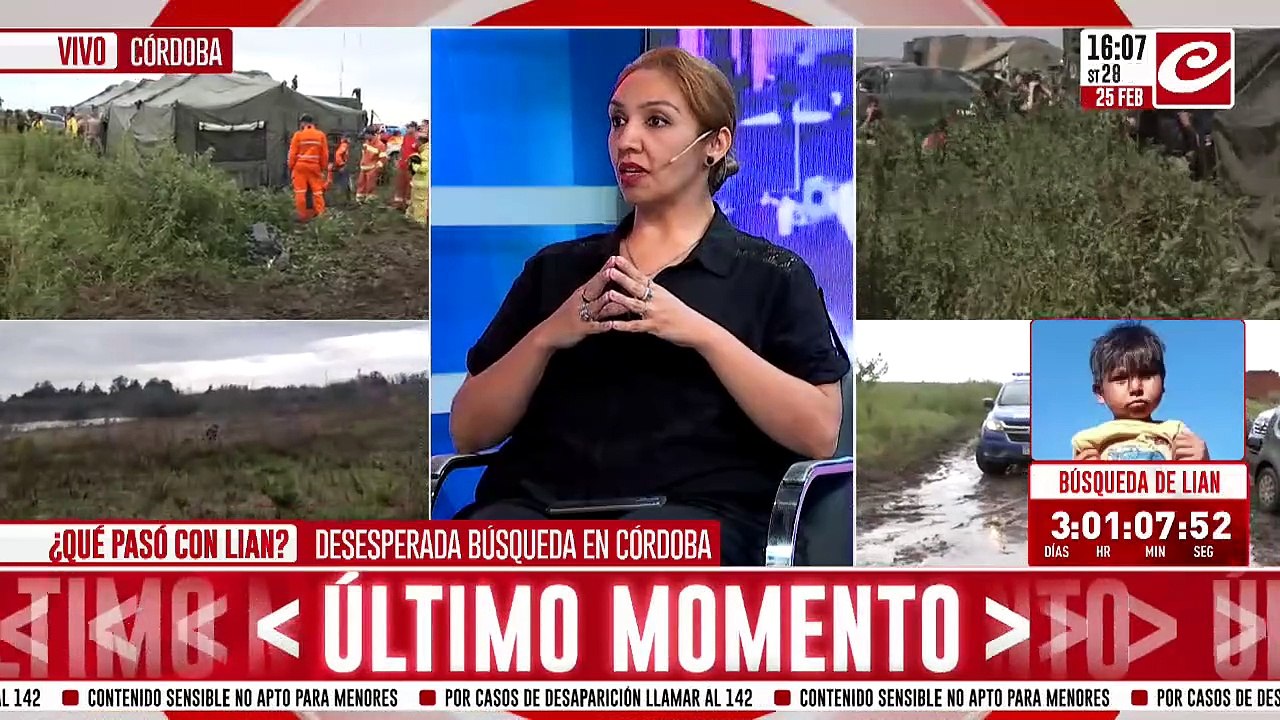 Desaparición de Lian: horas decisivas en los puntos de búsqueda más importantes