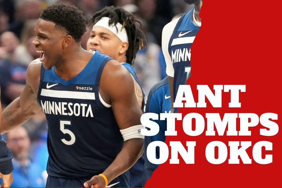 Beat them down! Timberwolves fan taunts OKC Thunder head coach after Anthony Edwards drains a three