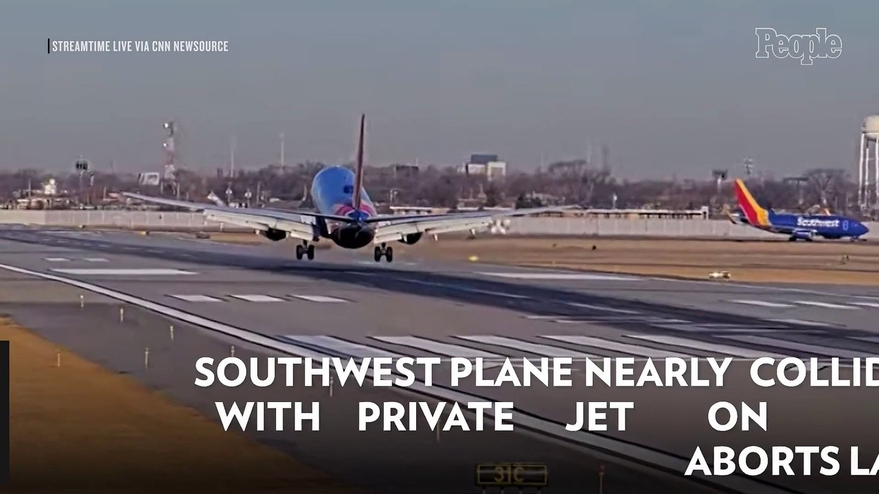 Southwest Plane Nearly Collides with Private Jet on Chicago Runway, Aborts Landing to Avoid Crash
