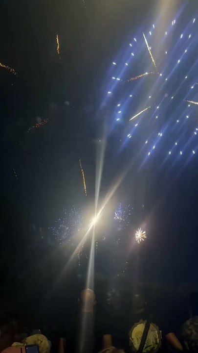 Le Feu d’artifice du 14 juillet 2023  Grenoble #14juillet #fetenational #france #feuxdartifice  (33)