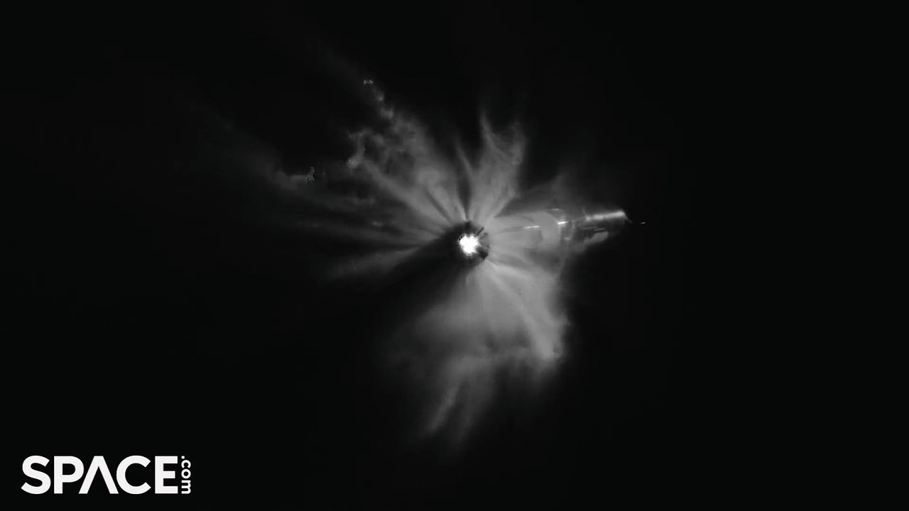 SpaceX Starship's Hot Staging In Amazing Tracki...