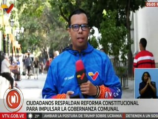Venezolanos expresan su apoyo a la reforma constitucional