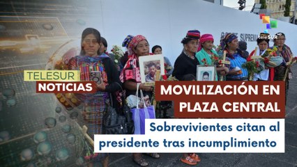En Guatemala representantes del genocidio realizaron movilización