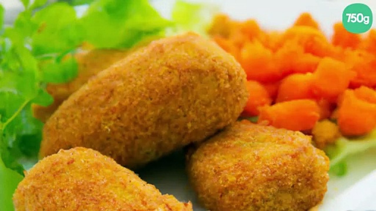 Croquettes de lieu noir aux petits légumes