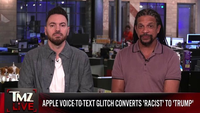 iPhone's Voice-to-Text Feature Displays Word 'Trump' When Hearing 'Racist' | TMZ Live