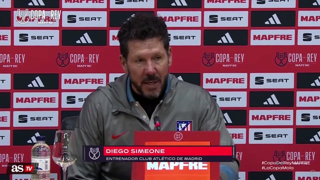 Simeone orgulloso del espíritu y valentía del Atlético de Madrid para remontar el partido