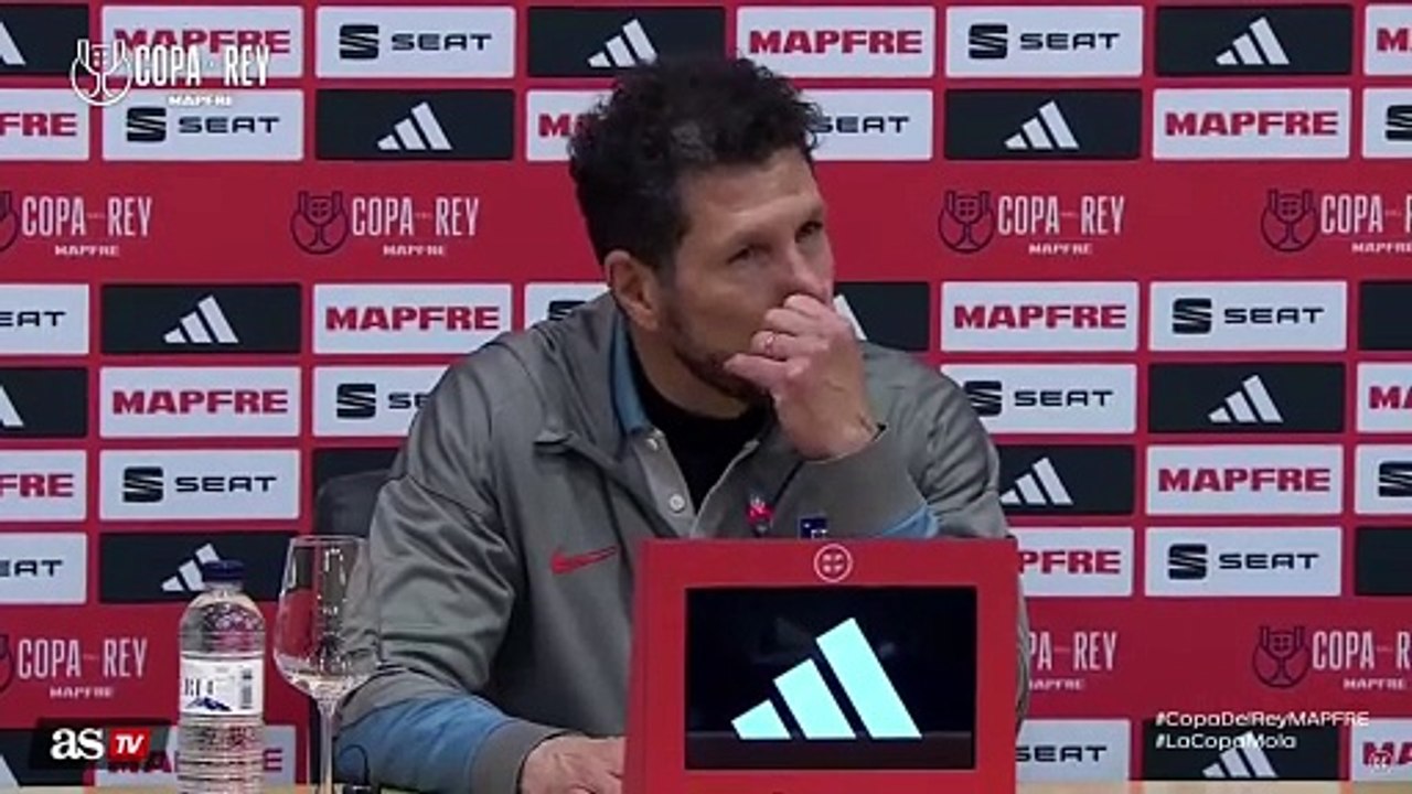 Simeone explica como vivió la montaña rusa de emociones con los cambios de resultado