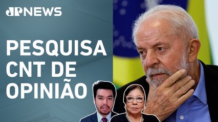 Reprovação ao governo Lula dispara e chega a 44%; Kobayashi e Dora Kramer avaliam