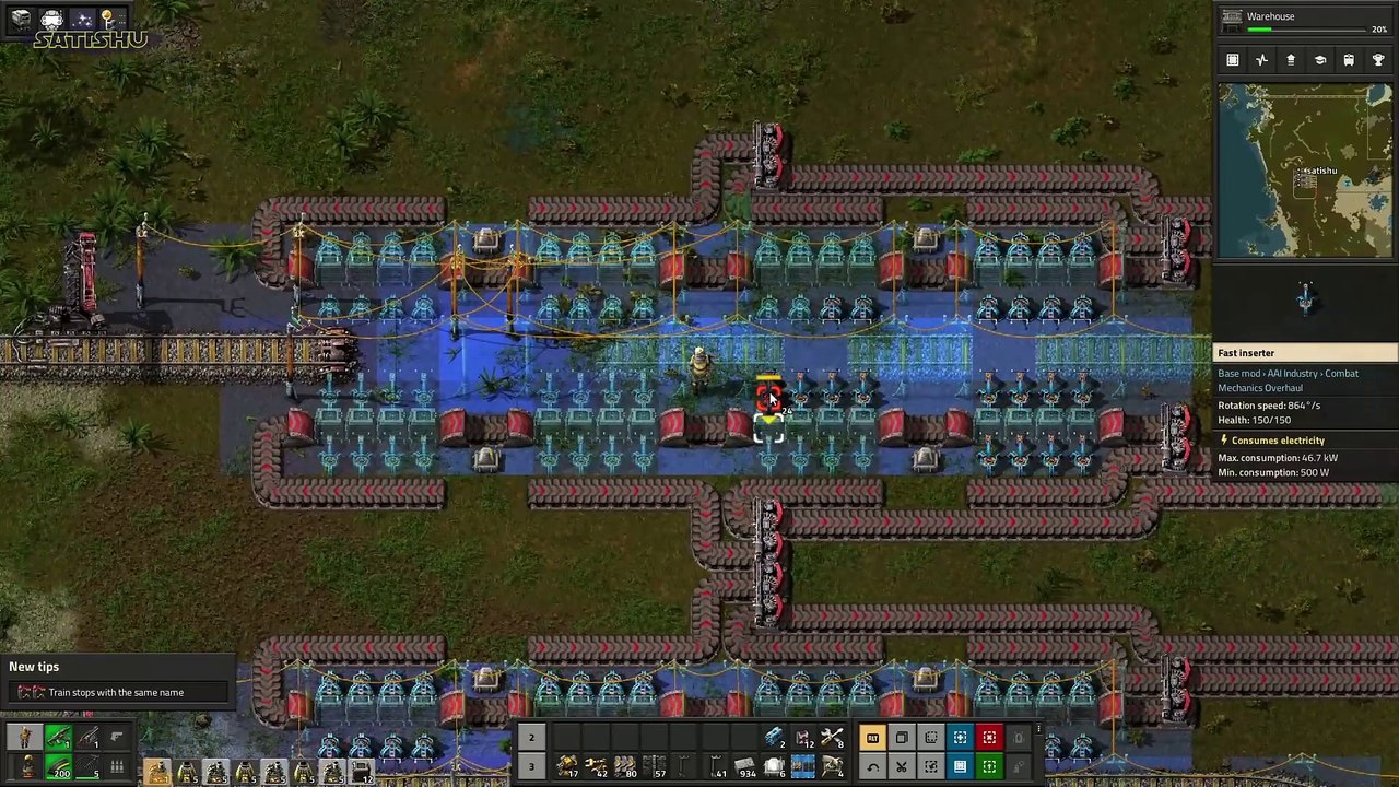 Der Versorgungsbereich für die neuen Schmelzen entsteht. | Factorio Space Exploration Mod | Ep. 17