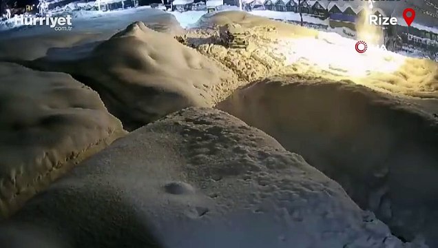 Ayder Yaylası’na 1 gün arayla 2. kez çığ düştü