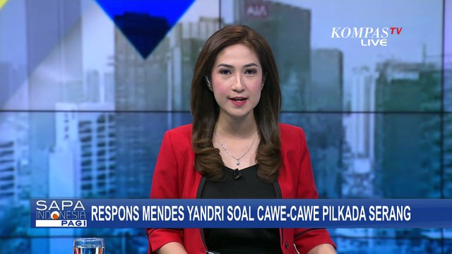 Soal Cawe-Cawe di Pilkada Serang, Mendes Yandri: Saya Akan Jelaskan di Jumpa Pers