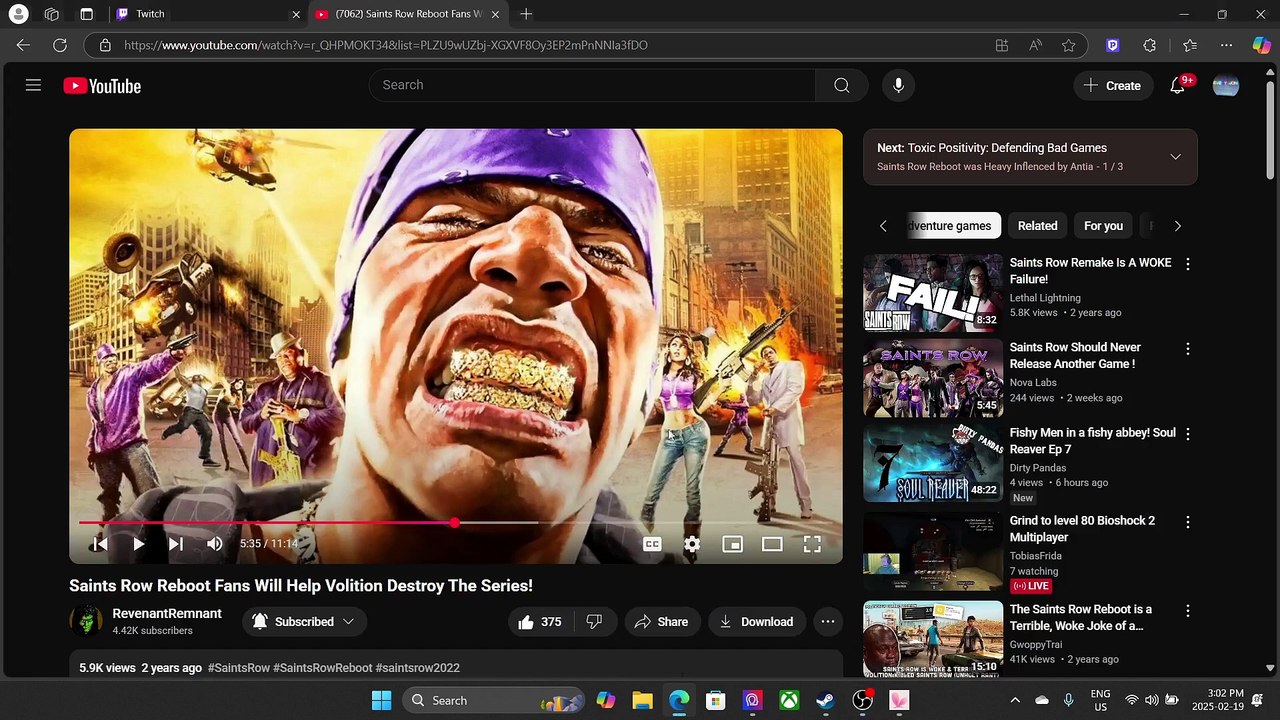 Saints Row Reboot was Heavy Inflenced by Antia