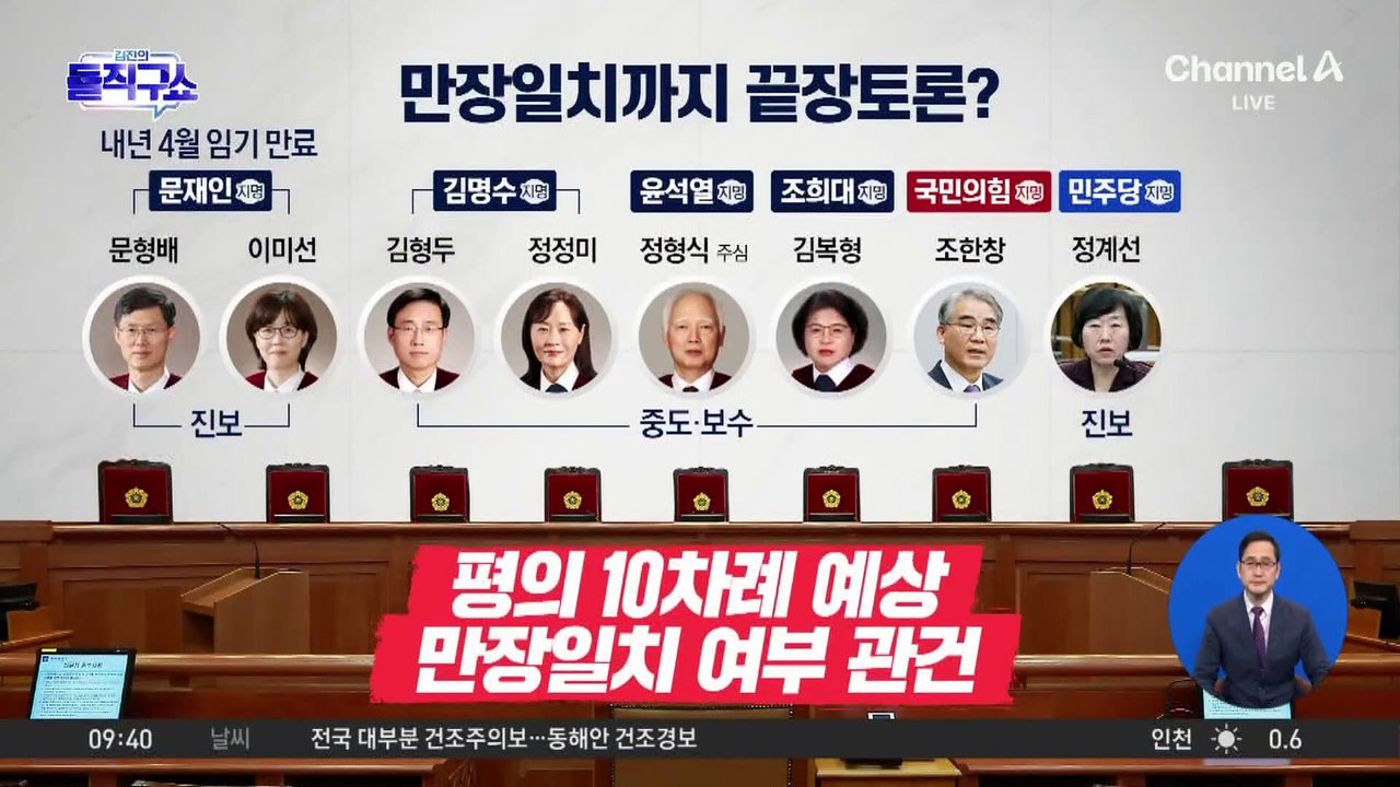 만장일치까지 끝장 토론?…‘尹 탄핵심판’ 평의 10차례 예상