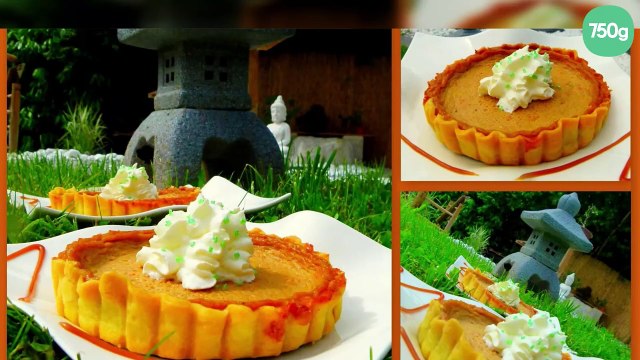 Tarte au potiron, sirop d'érable et gingembre