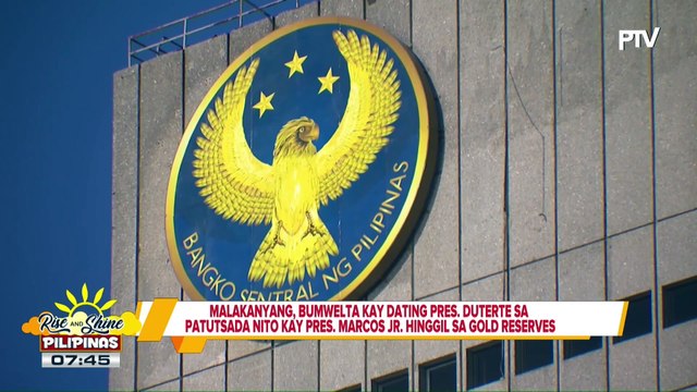 Malacañang, bumuwelta kay dating Pres. Duterte sa patutsada nito kay PBBM hinggil sa gold reserves