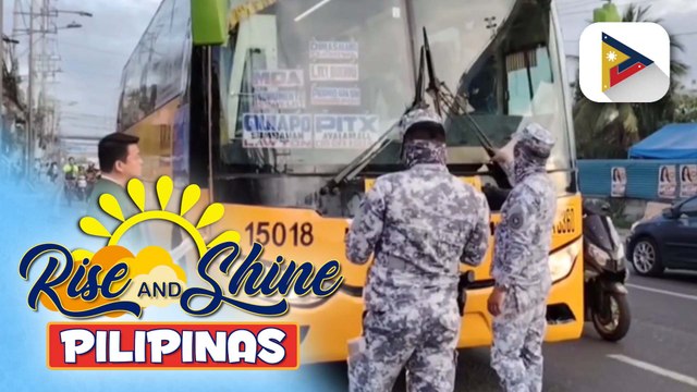 DOTr-SAICT, nagsagawa ng Road Worthiness Inspection sa mga bus sa kahabaan....