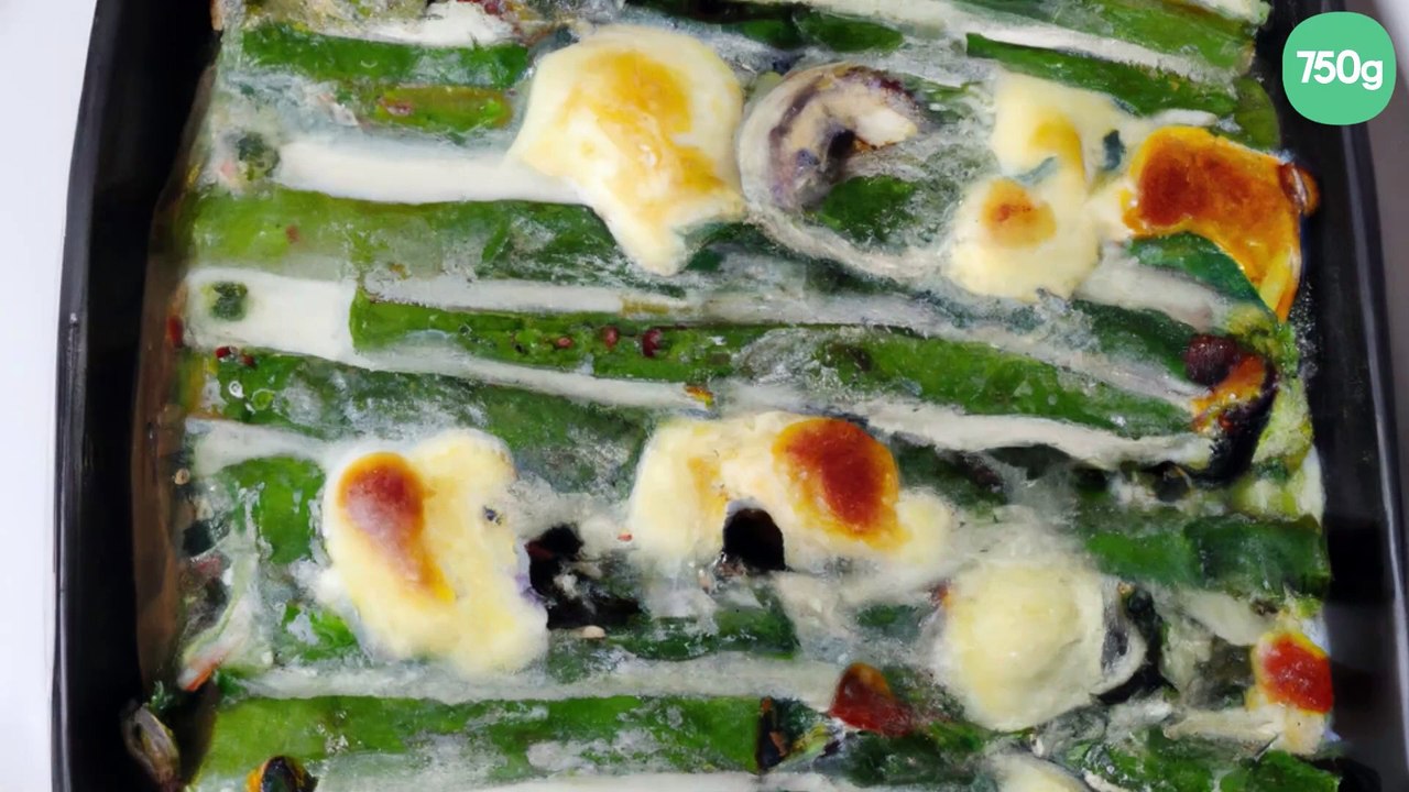 Gratin de légumes verts