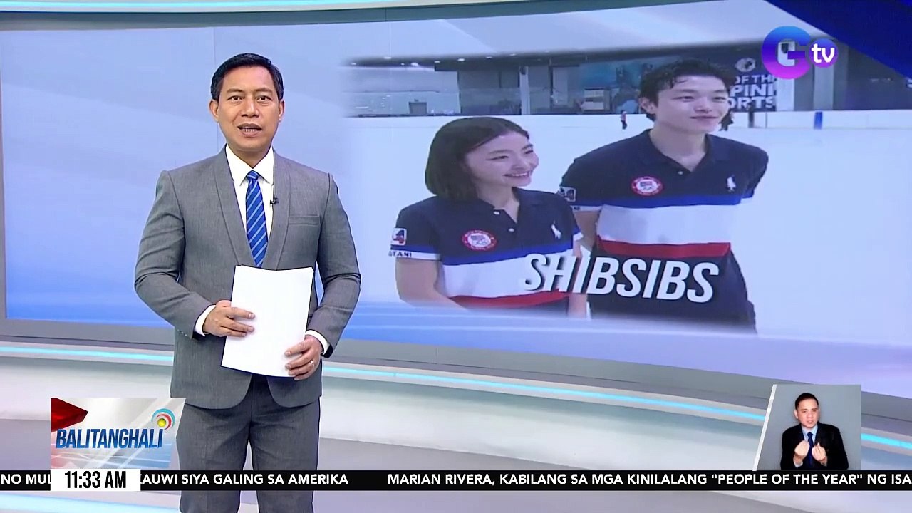 Magkapatid na ice dancers at figure skaters na sina Alex at Maia Shibutani, nagdaos ng ice dance clinic sa Pasay | Balitanghali