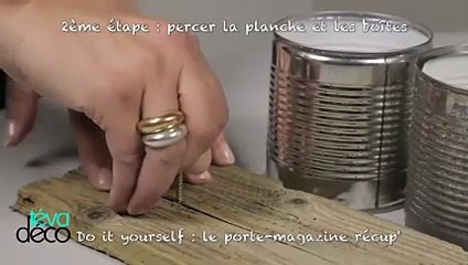 DIY de Cécile Bonnet : un porte-magazines récup’
