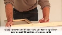 Je réalise une toile lumineuse pour enfant