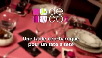 Une table néo-baroque pour un tête à tête