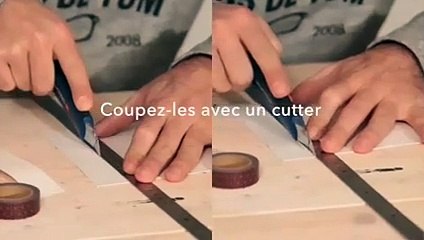 DIY : 3 déco de table de Noël à faire avec du masking tape
