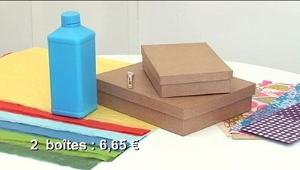 Boîtes déco pour cartes postales