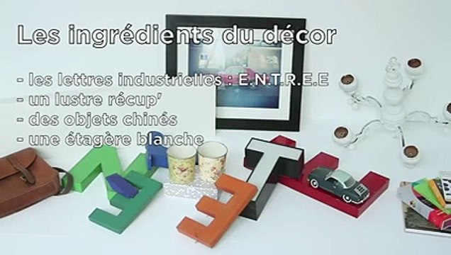 Leçon de style : une entrée dans un style brocante chic