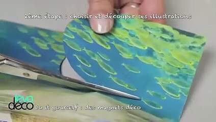 DIY : des magnets à partir de moules à gâteaux