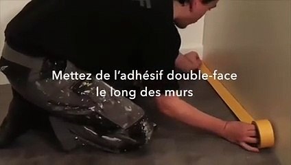 Brico : poser de la moquette au sol