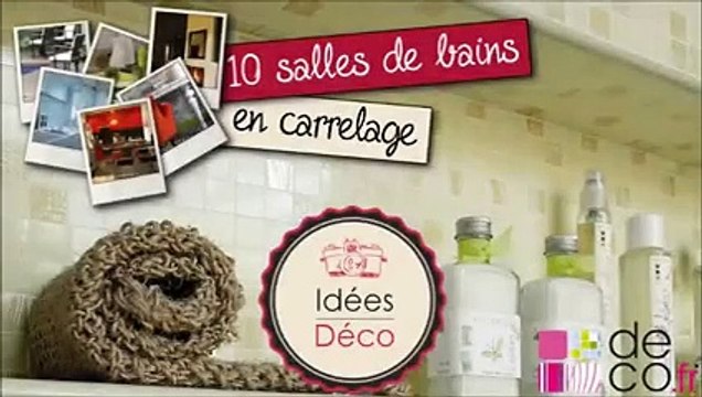 Idées Déco : 10 salles de bain en carrelage