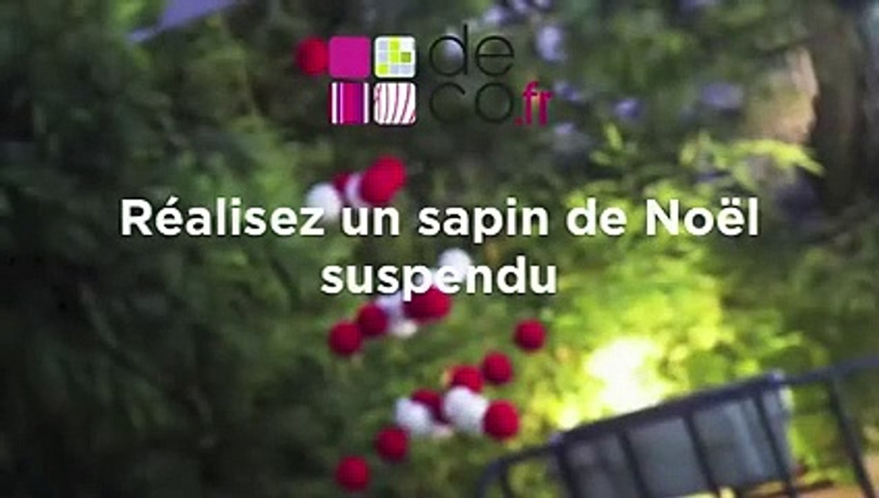 Réaliser un sapin de Noël suspendu
