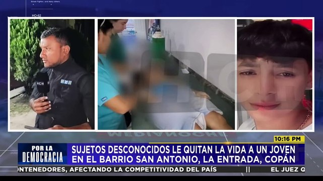 ¡Horroroso! Pistoleros acaban con la vida de un jovencito de 15 años en Nueva Arcadia, Copán