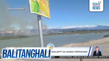 Grass fire, sumiklab malapit sa isang peryahan | Balitanghali