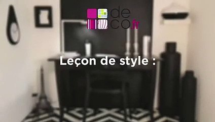 Leçon de style : un bureau noir et blanc