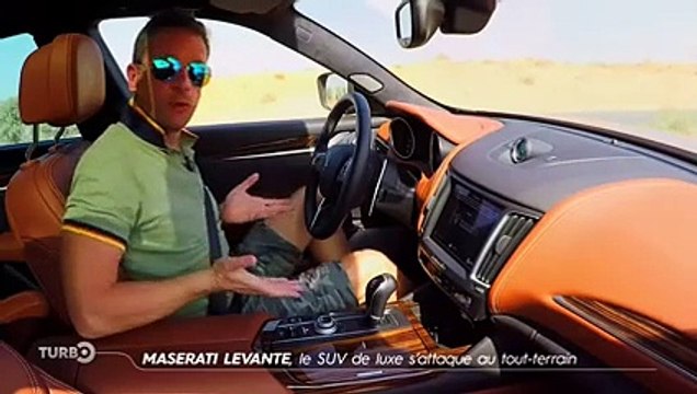 Maserati Levante, le SUV de luxe s'attaque au tout-terrain - Emission TURBO du 26/11/2017