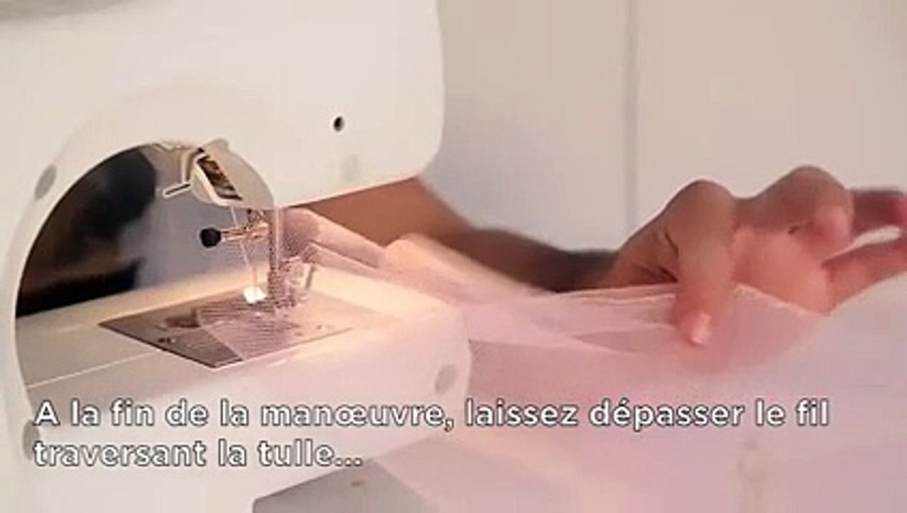 Une suspension tutu pour la chambre des petites filles