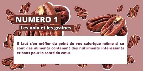 Top 10 des aliments les plus caloriques