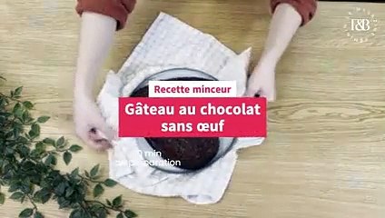 Gâteau au chocolat sans œuf