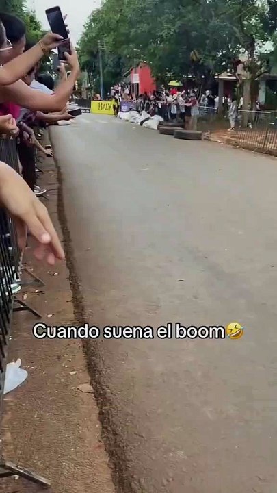 High-Speed Racing Buggy Collides With Barrier