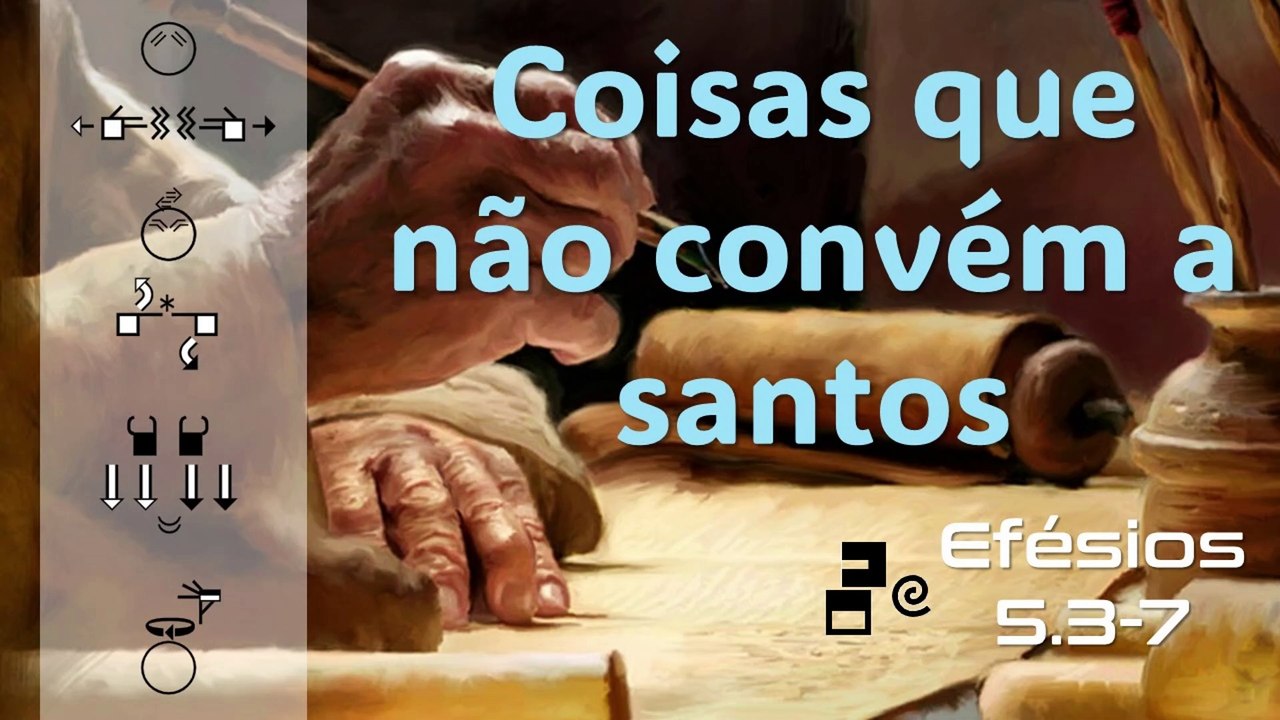 Coisas que não convém a santos