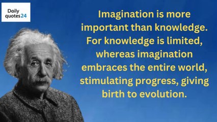 Imagination is more important than knowledge