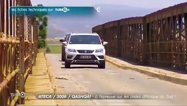 Ateca / 3008 / Qashqai : à l'épreuve sur les pistes d'Afrique du Sud - Emission TURBO du 26/02/2017