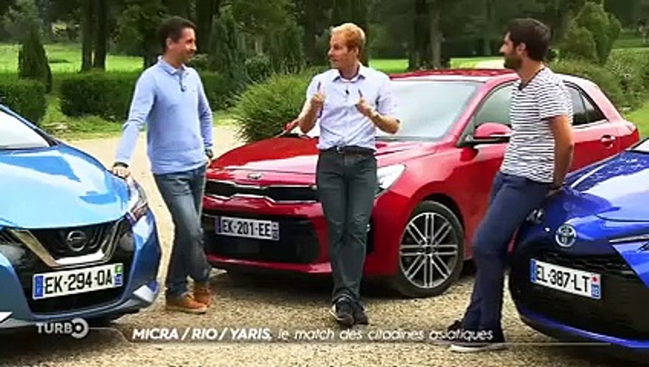 Micra / Rio / Yaris, le match des citadines asiatiques - Emission TURBO du 15/10/2017