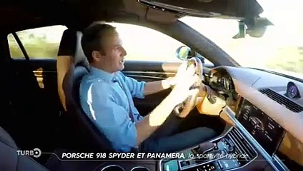 Porsche 918 Spyder et Panamera, la sportivité hybride - Emission TURBO du 18/03/2018