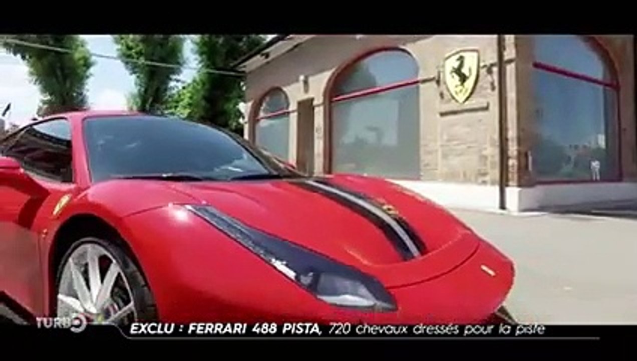 Ferrari 488 Pista, 720 chevaux dressés pour la piste - Extrait TURBO du 10/06/2018