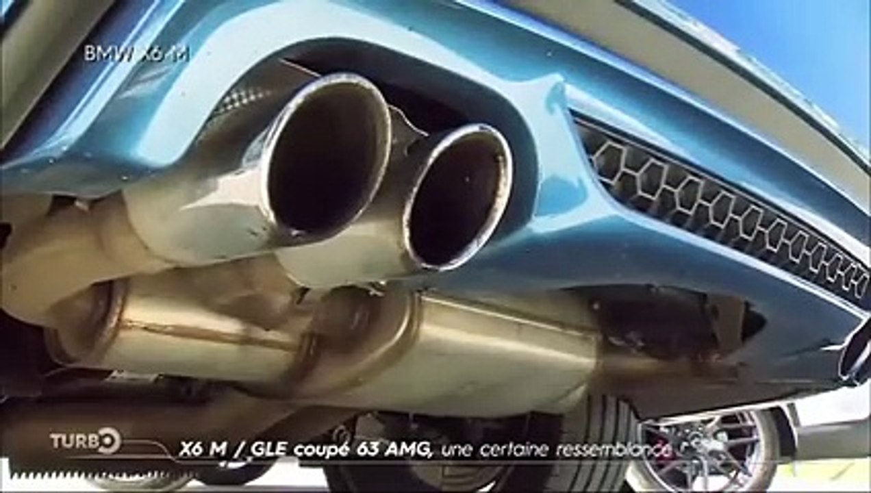 Comparatif : BMW X6 M vs. Mercedes GLE Coupé 63 AMG (Emission Turbo du 10/01/2016)